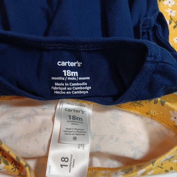 Carters Baby 2-Piece Shirt and Legging Set, 18M - Picture 4 of 4